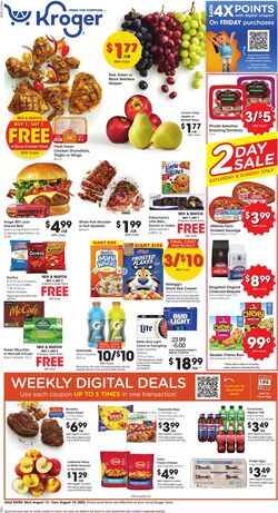 Weekly ad Kroger 08/13/2025 - 08/19/2025
