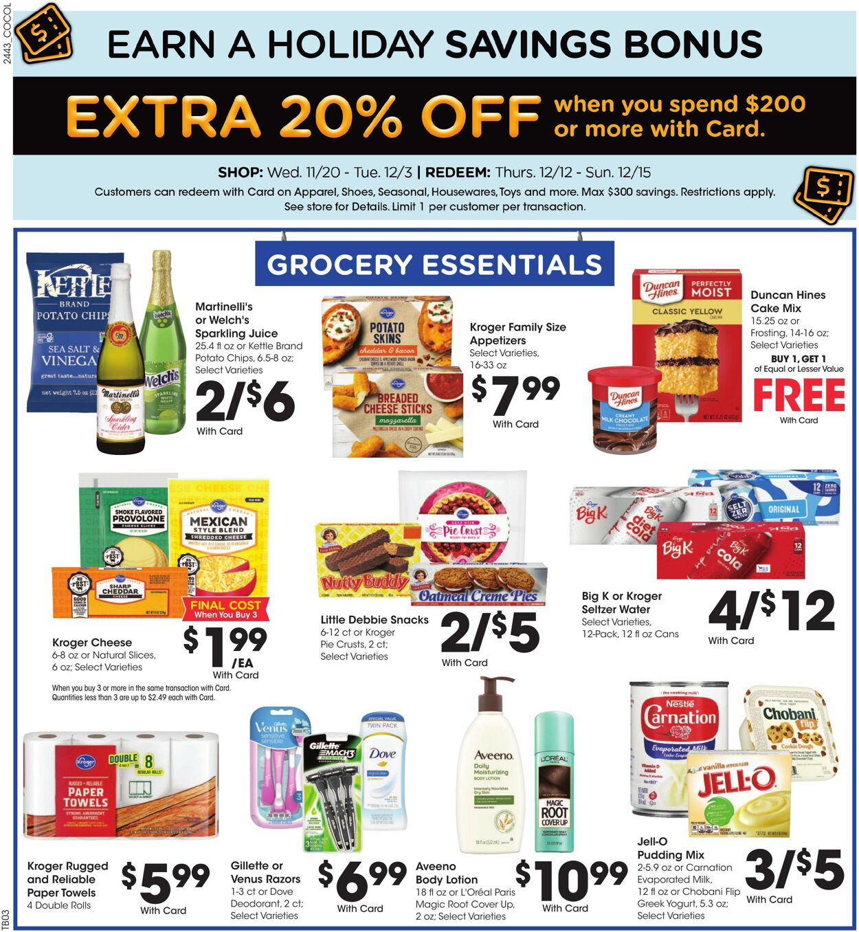 Weekly ad Kroger 11/29/2024 - 12/03/2024