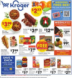 Weekly ad Kroger 11/29/2024 - 12/03/2024