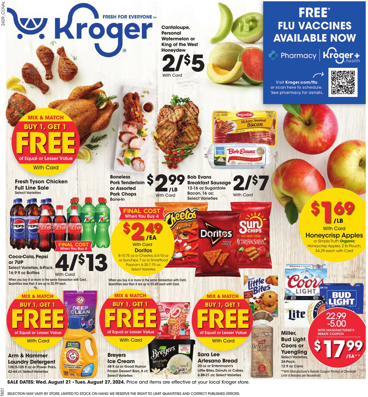 Weekly ad Kroger 08/21/2024 - 08/27/2024