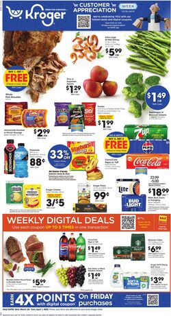 Weekly ad Kroger 03/26/2025 - 04/01/2025