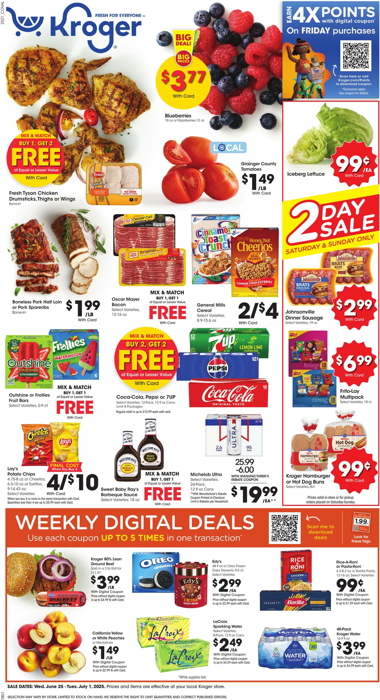 Weekly ad Kroger 06/25/2025 - 07/01/2025