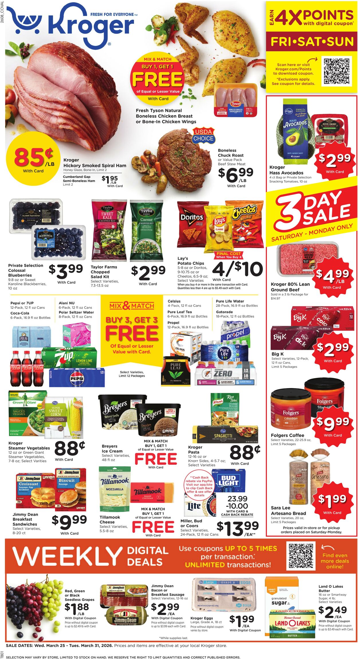 Weekly ad Kroger 03/25/2026 - 03/31/2026
