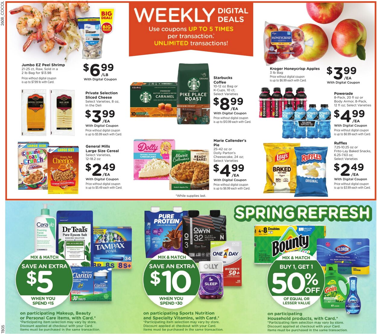Weekly ad Kroger 03/25/2026 - 03/31/2026
