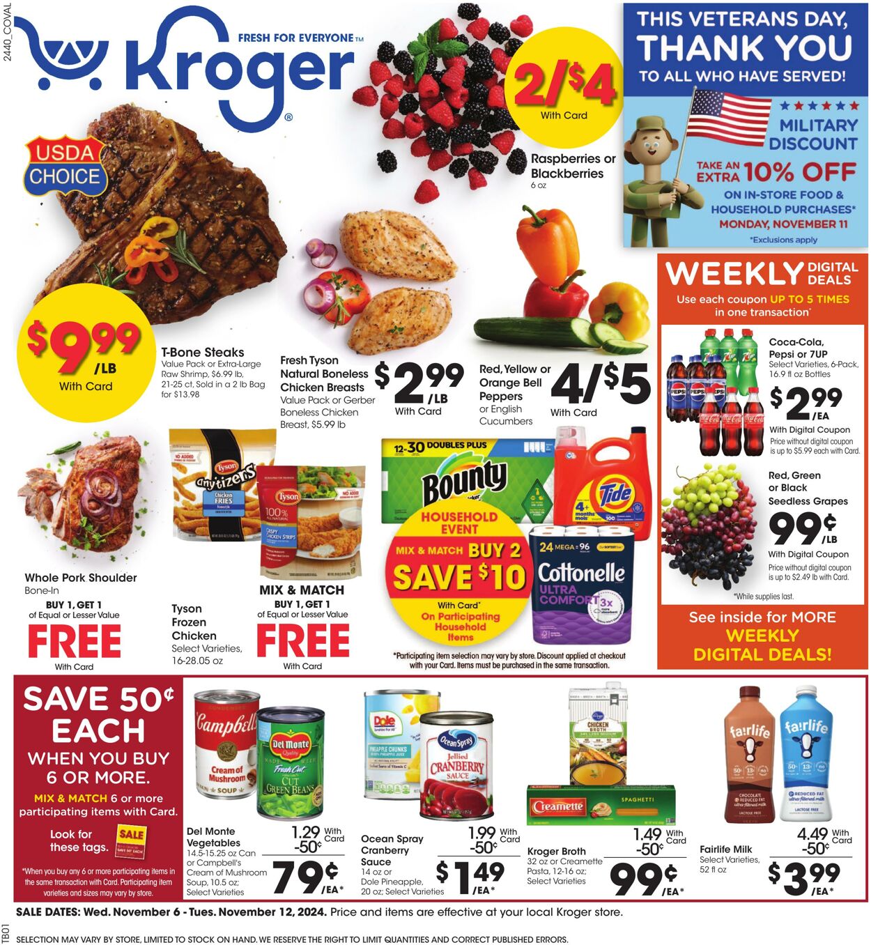 Weekly ad Kroger 11/06/2024 - 11/12/2024