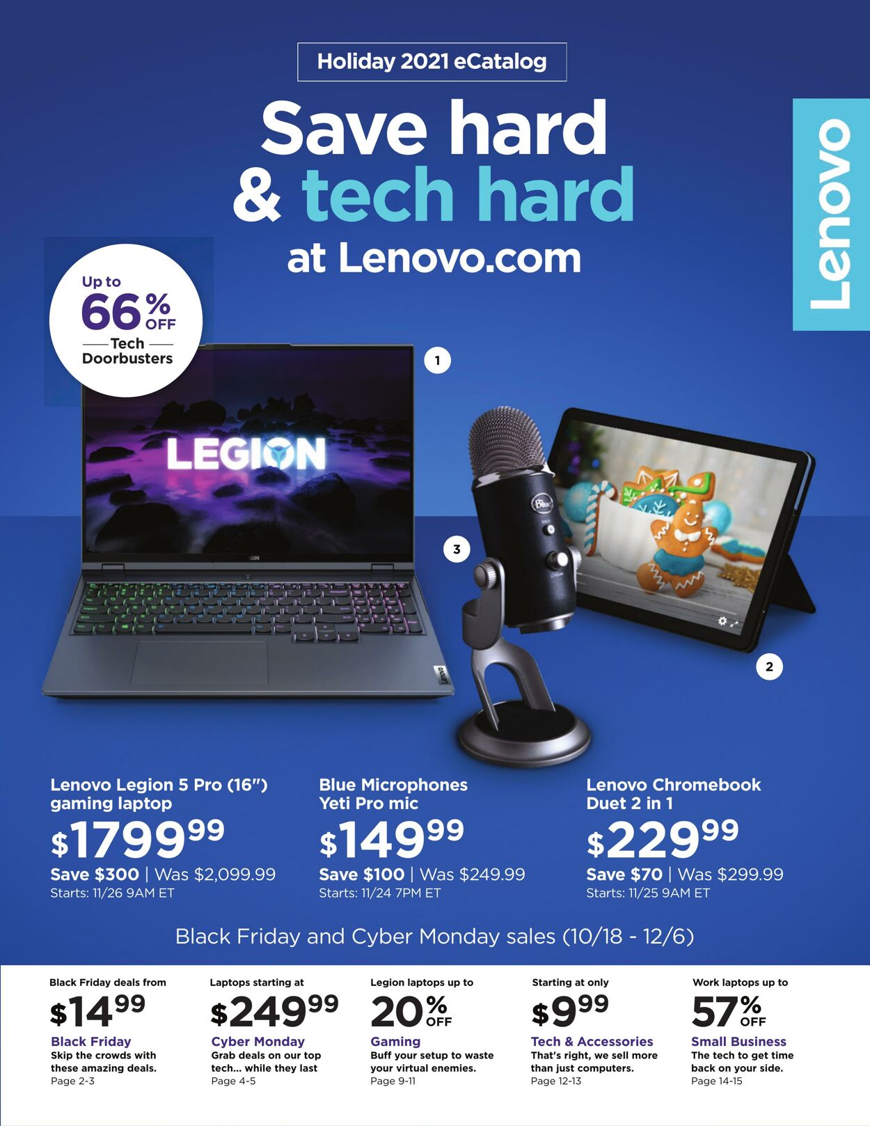 Weekly ad Lenovo 10/18/2021 - 12/06/2021