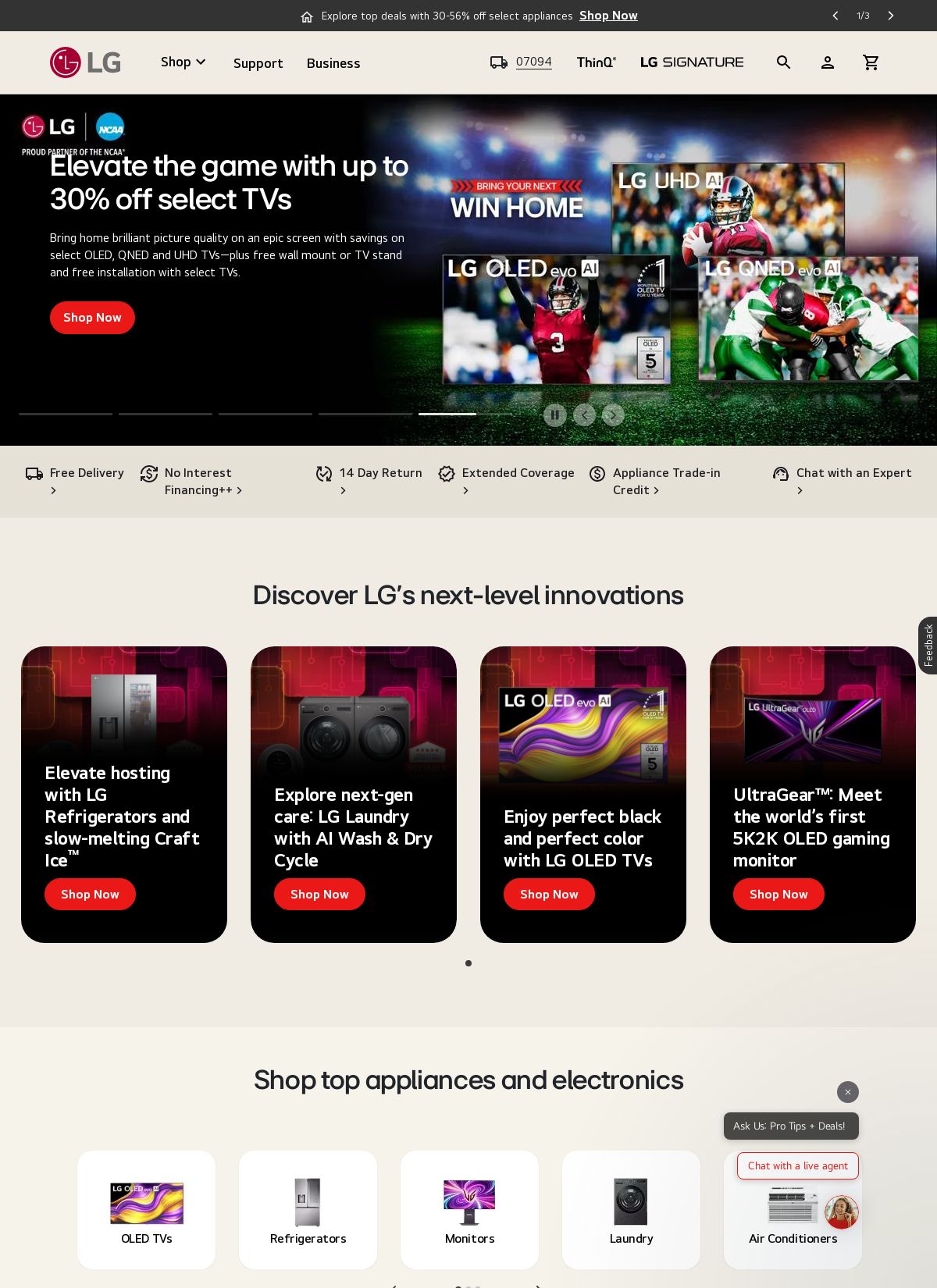 Weekly ad LG 10/01/2025 - 10/31/2025