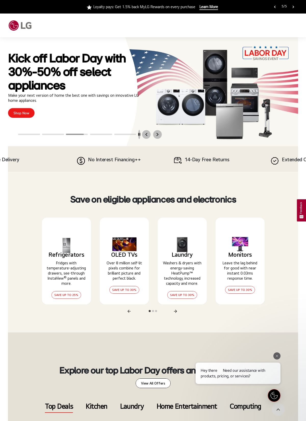 Weekly ad LG 09/01/2024 - 09/30/2024