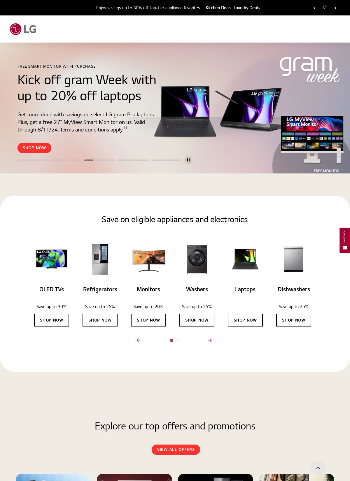 Weekly ad LG 08/01/2024 - 08/31/2024