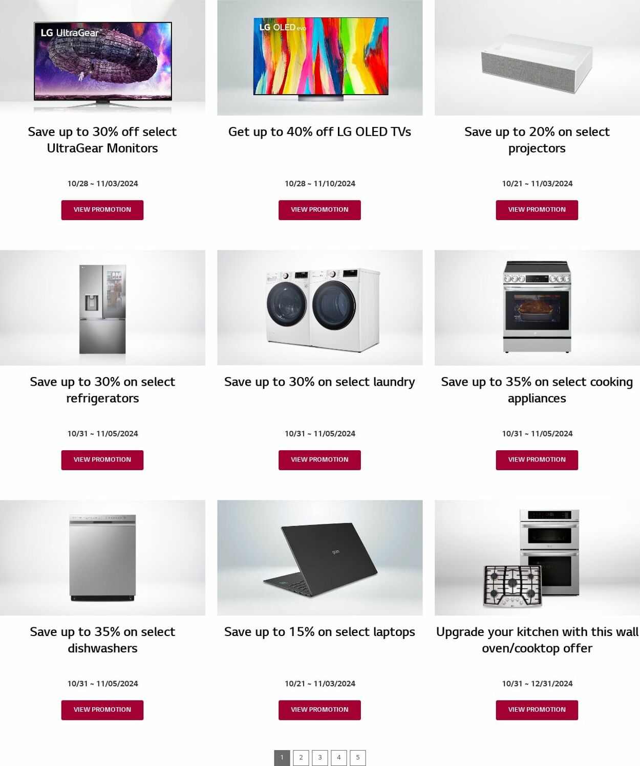 Weekly ad LG 11/01/2024 - 11/30/2024