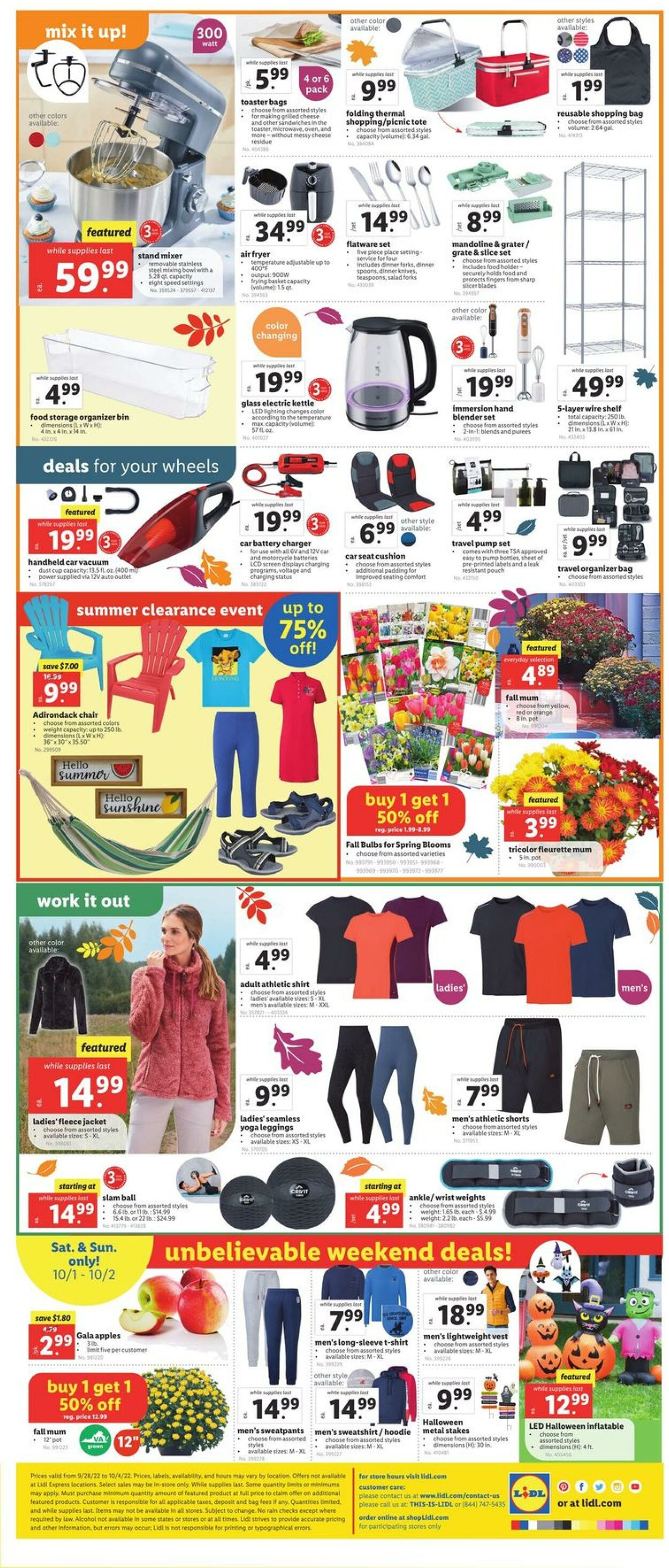 Weekly ad Lidl 09/28/2022 - 10/04/2022