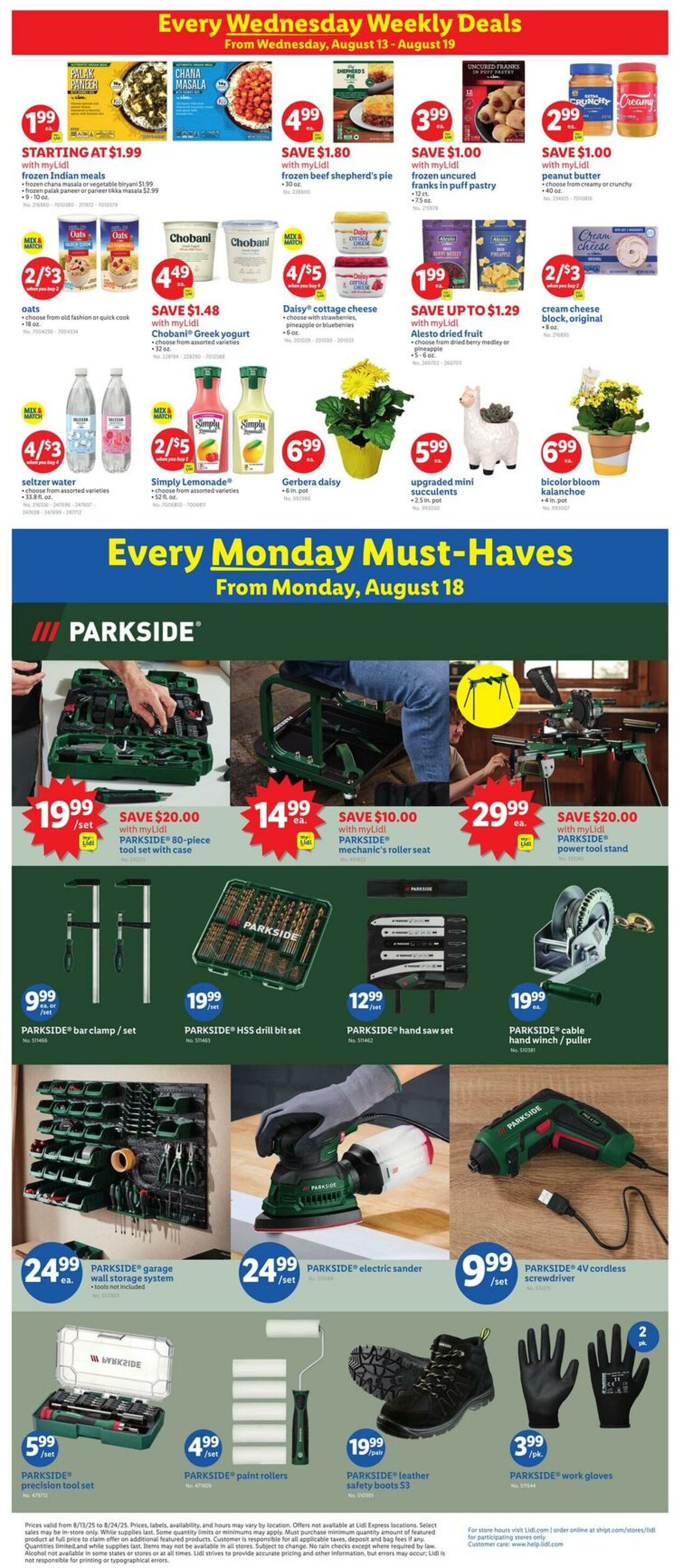 Weekly ad Lidl 08/13/2025 - 08/19/2025