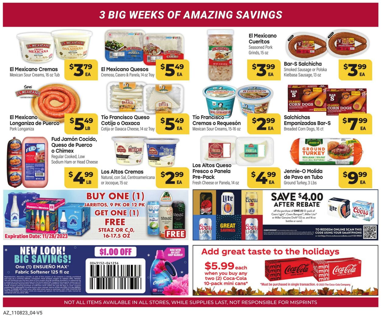 Weekly ad Los Altos Ranch Market 11/08/2023 - 11/28/2023