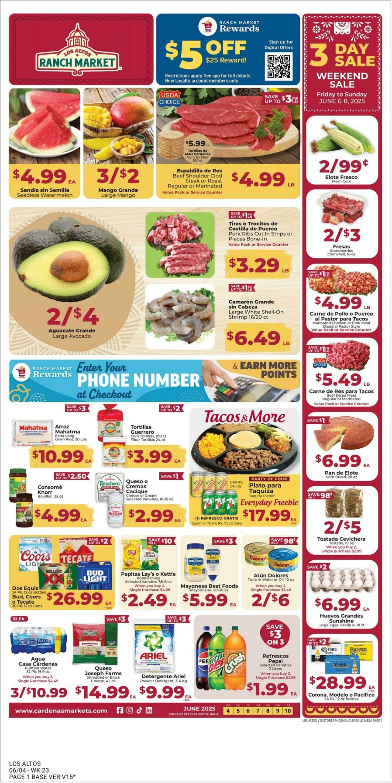 Weekly ad Los Altos Ranch Market 06/04/2025 - 06/10/2025