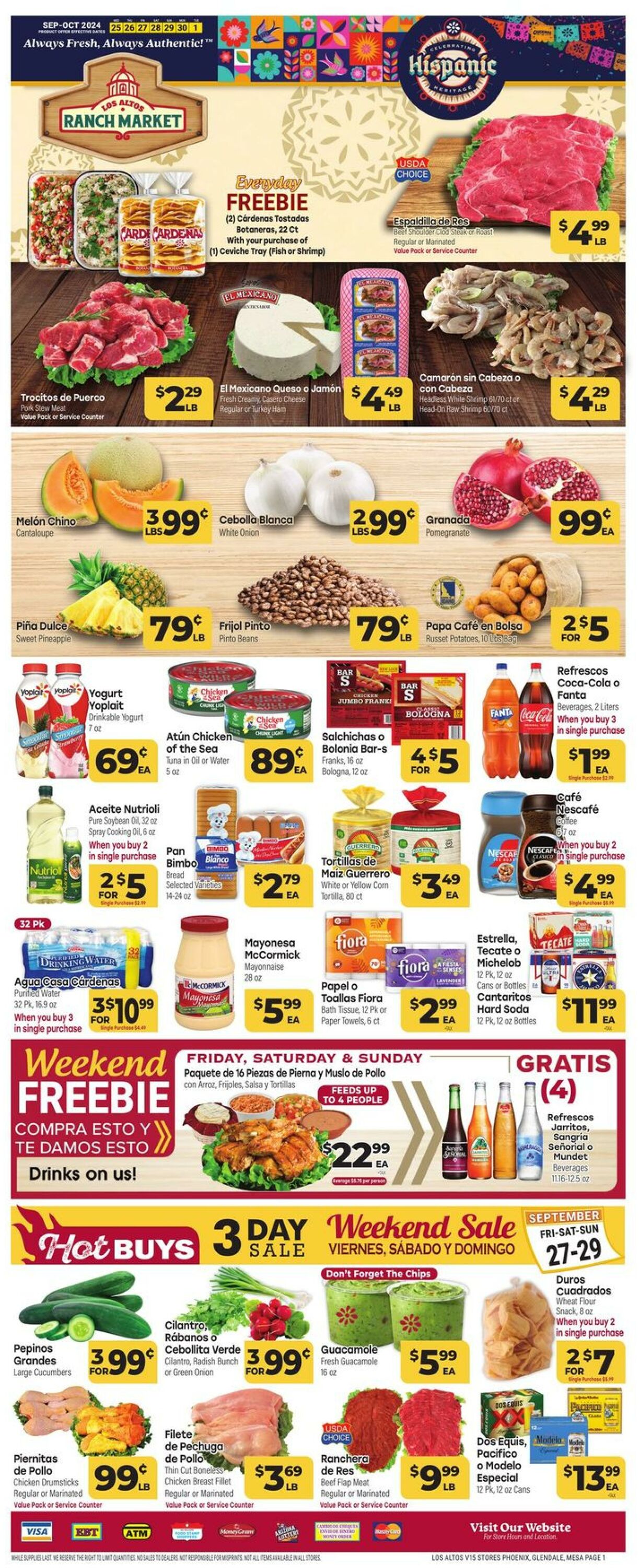 Los Altos Ranch Market Promotional weekly ads