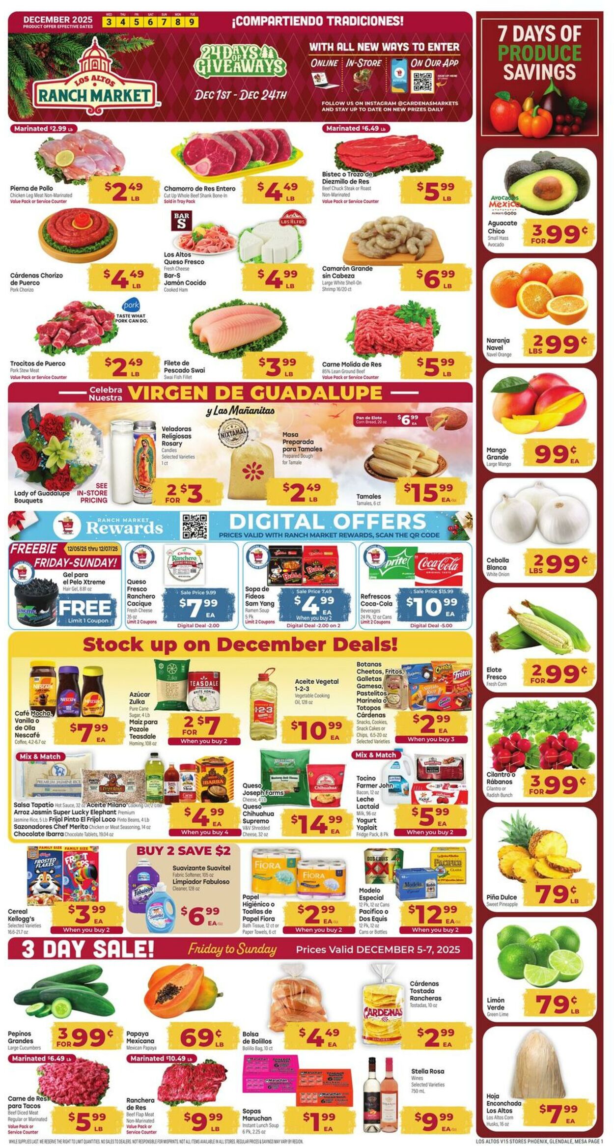 Weekly ad Los Altos Ranch Market 12/03/2025 - 12/09/2025