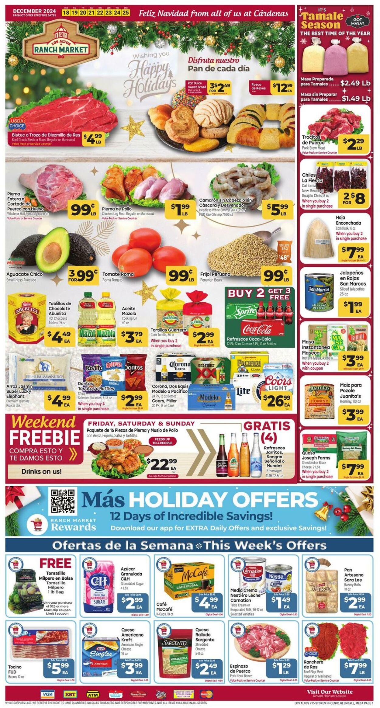 Weekly ad Los Altos Ranch Market 12/18/2024 - 12/25/2024