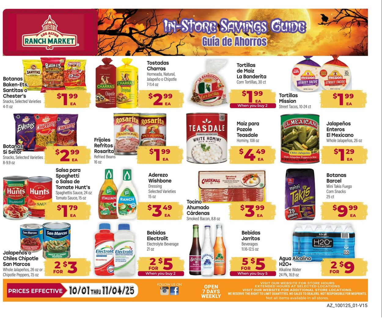 Weekly ad Los Altos Ranch Market 10/02/2025 - 11/04/2025