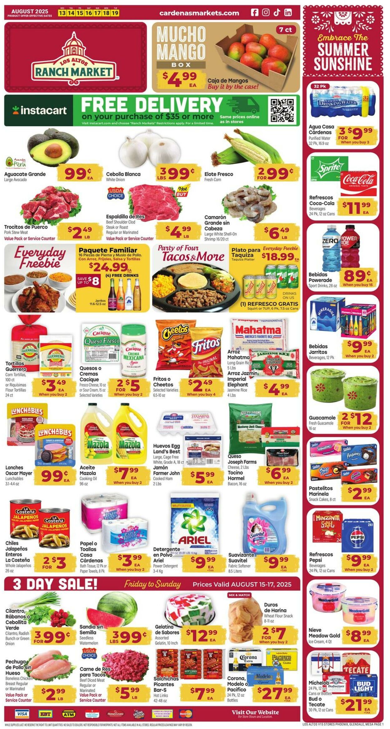 Weekly ad Los Altos Ranch Market 08/13/2025 - 08/19/2025