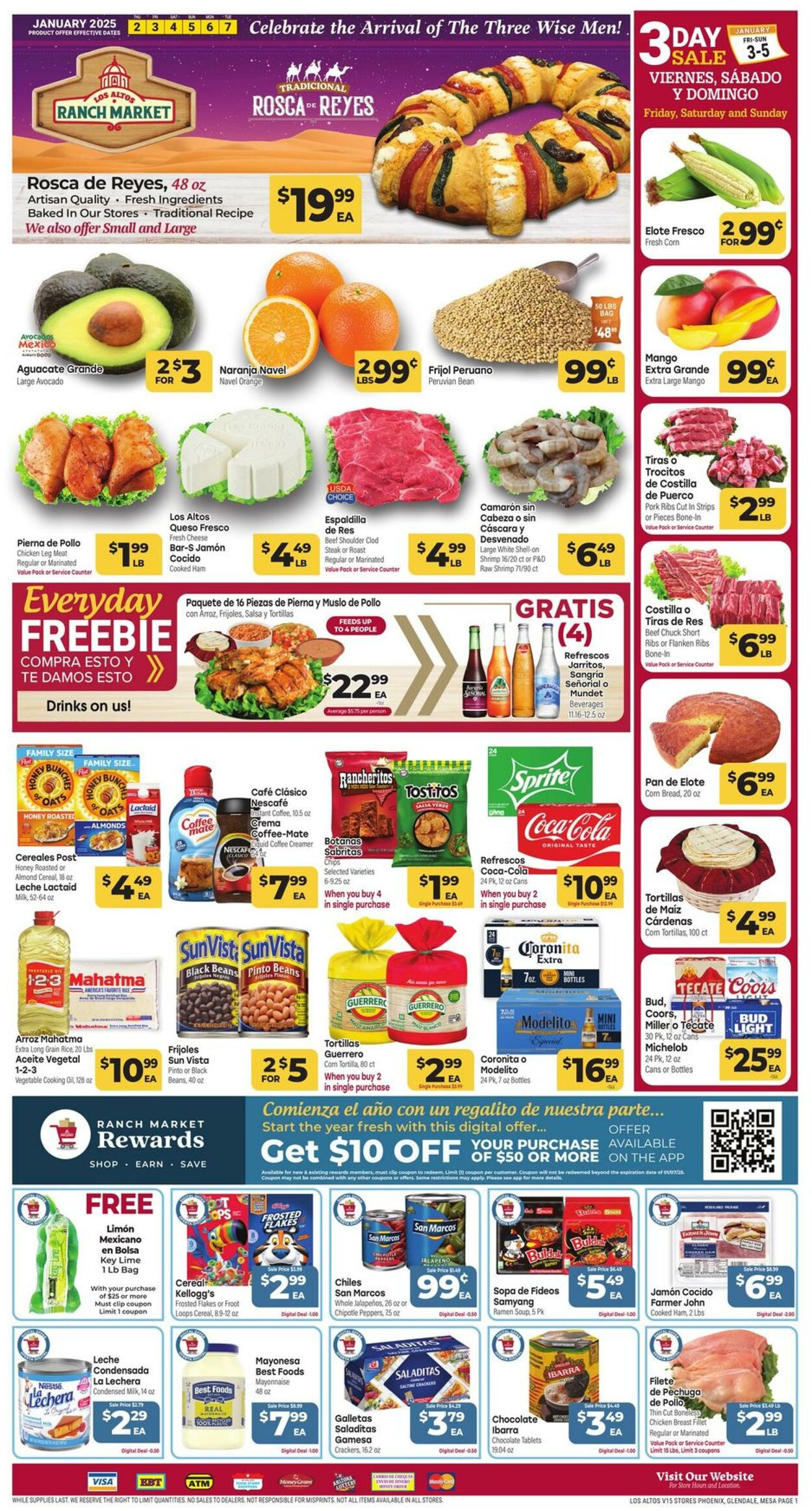 Weekly ad Los Altos Ranch Market 01/02/2025 - 01/07/2025