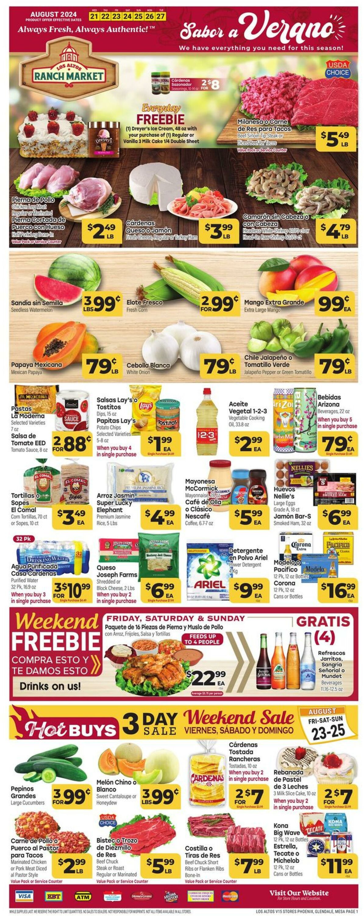 Weekly ad Los Altos Ranch Market 08/21/2024 - 08/27/2024