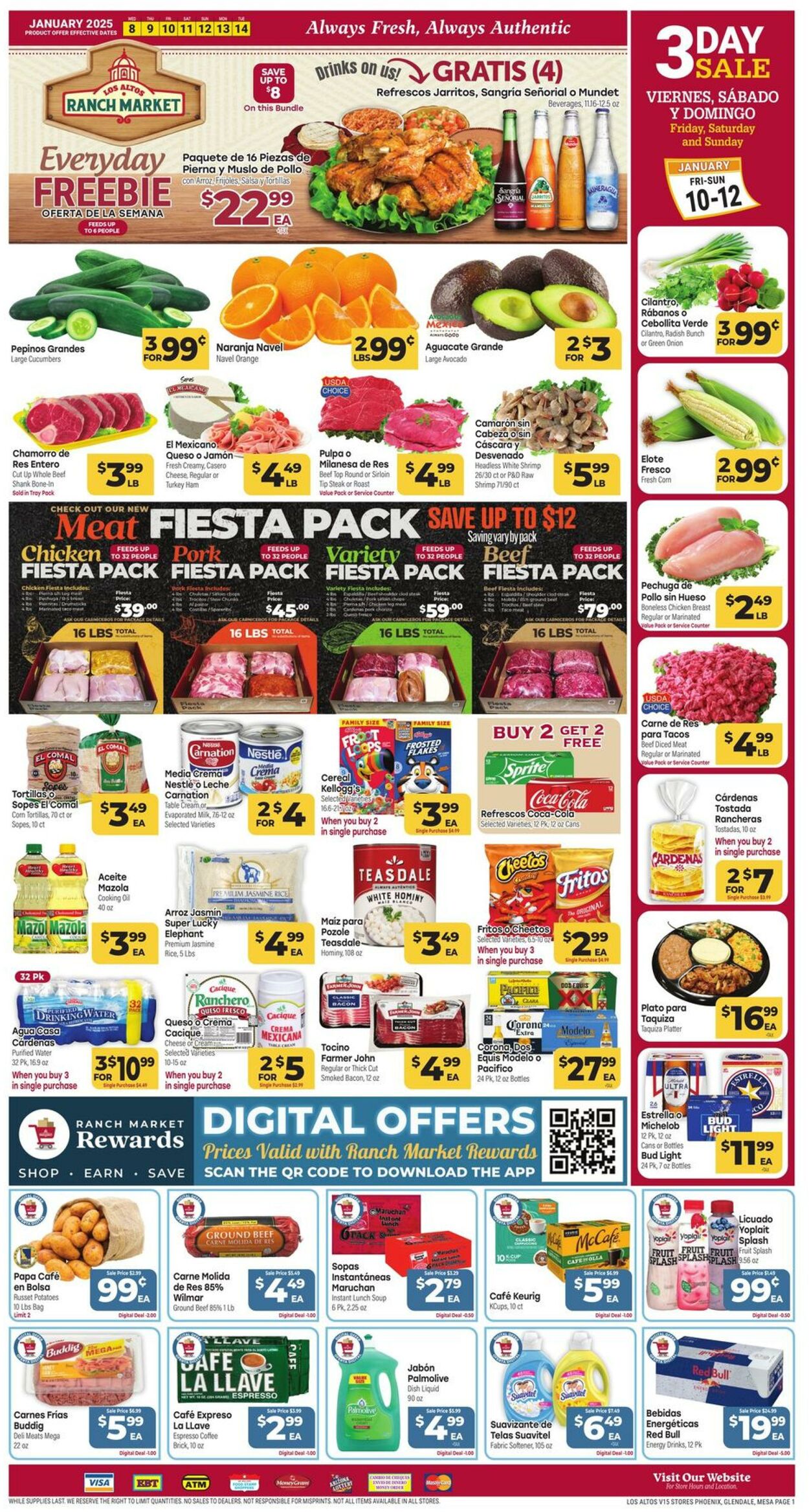 Weekly ad Los Altos Ranch Market 01/08/2025 - 01/14/2025