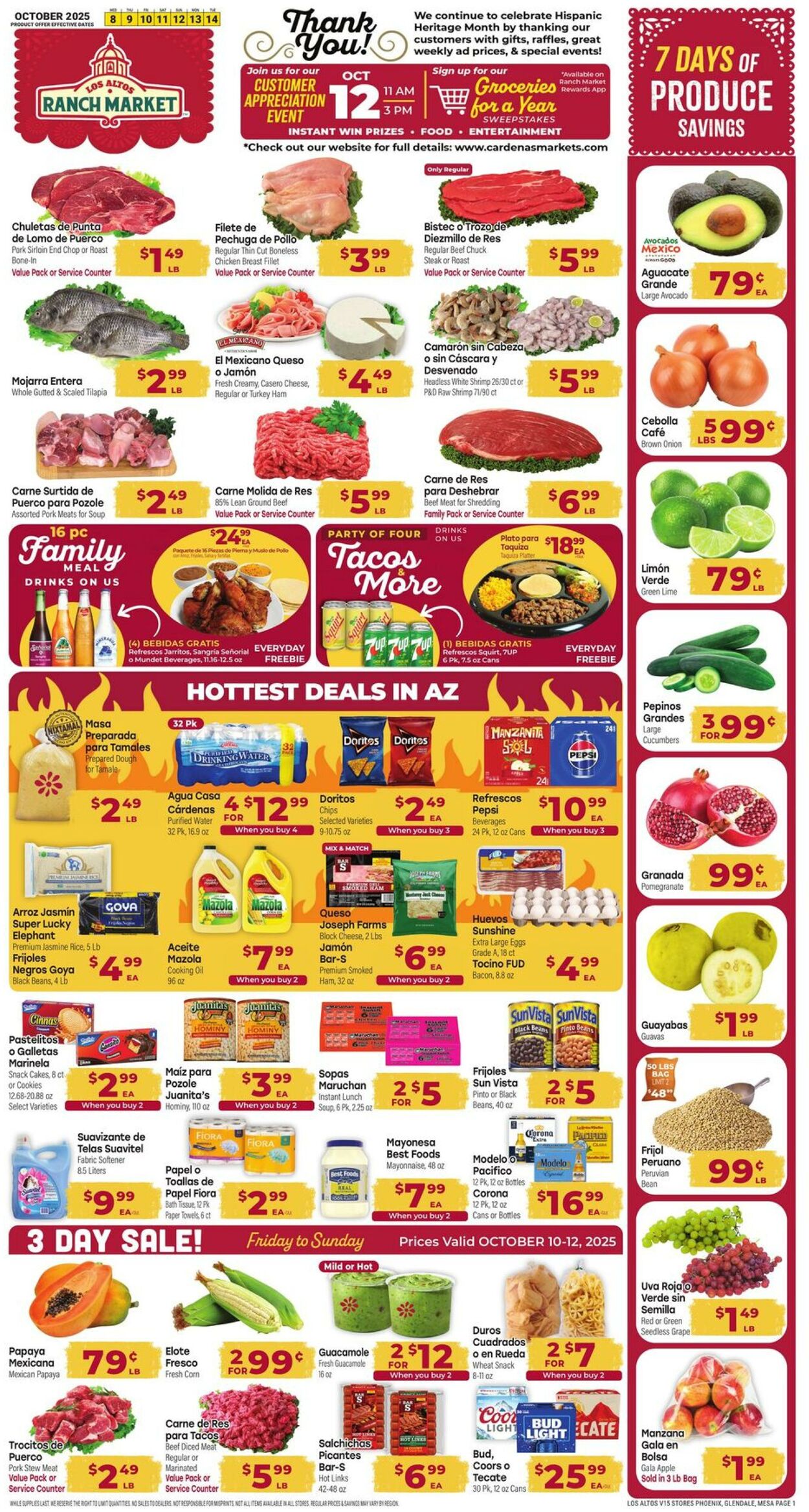 Weekly ad Los Altos Ranch Market 10/08/2025 - 10/14/2025