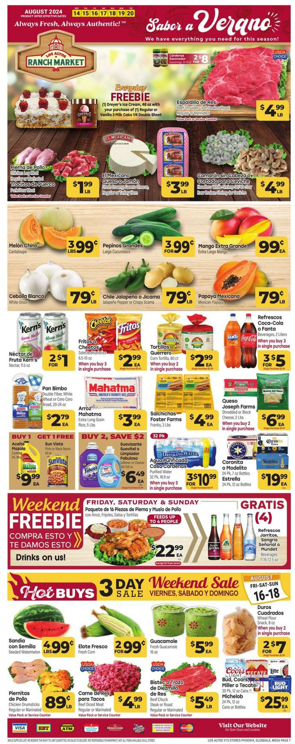 Weekly ad Los Altos Ranch Market 08/14/2024 - 08/20/2024