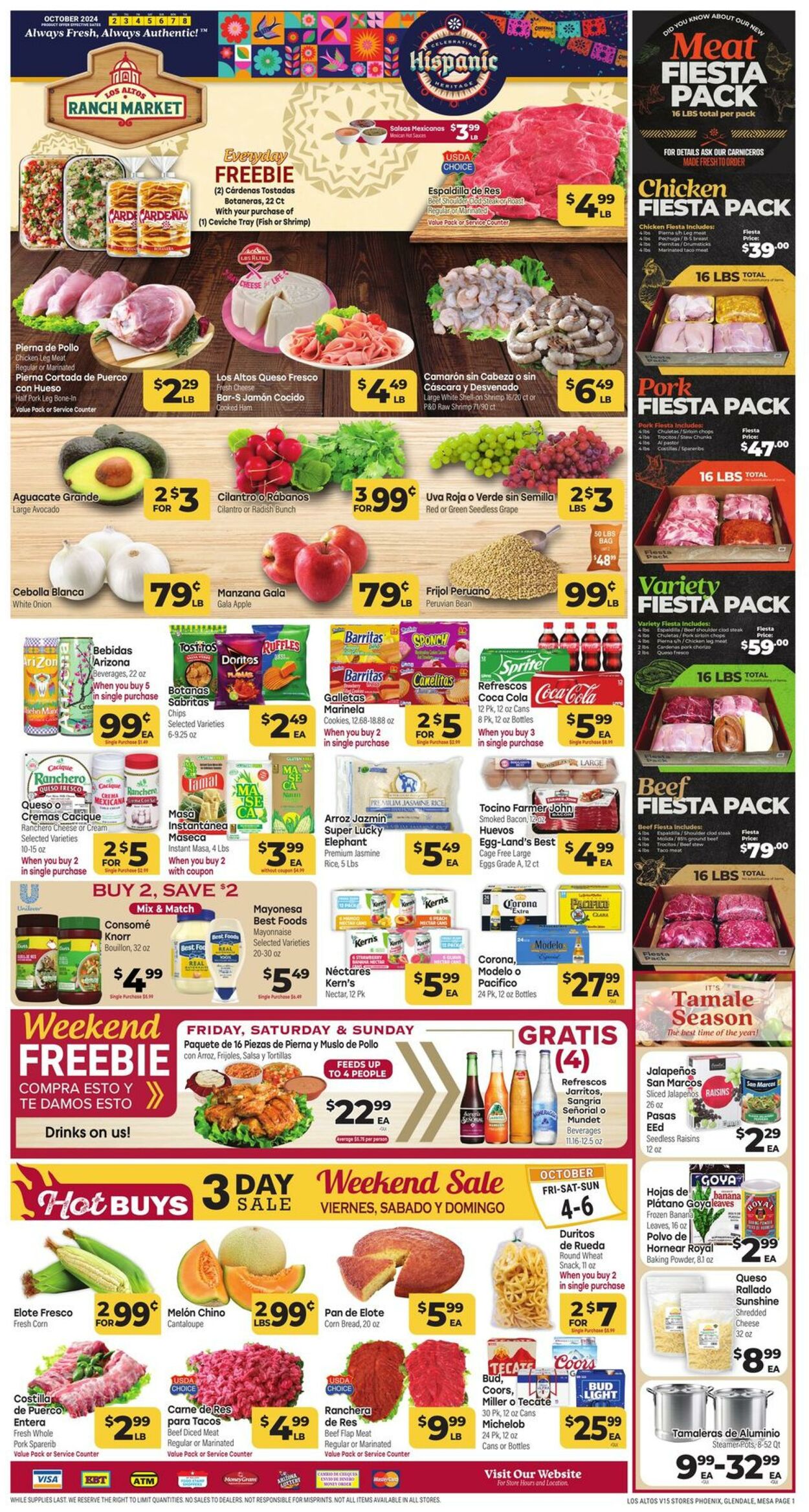 Weekly ad Los Altos Ranch Market 10/02/2024 - 10/08/2024