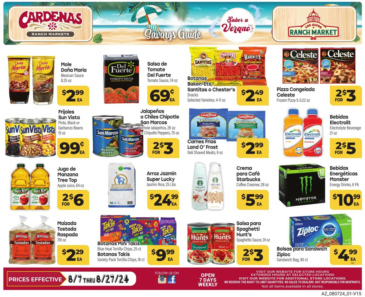 Weekly ad Los Altos Ranch Market 08/07/2024 - 08/27/2024