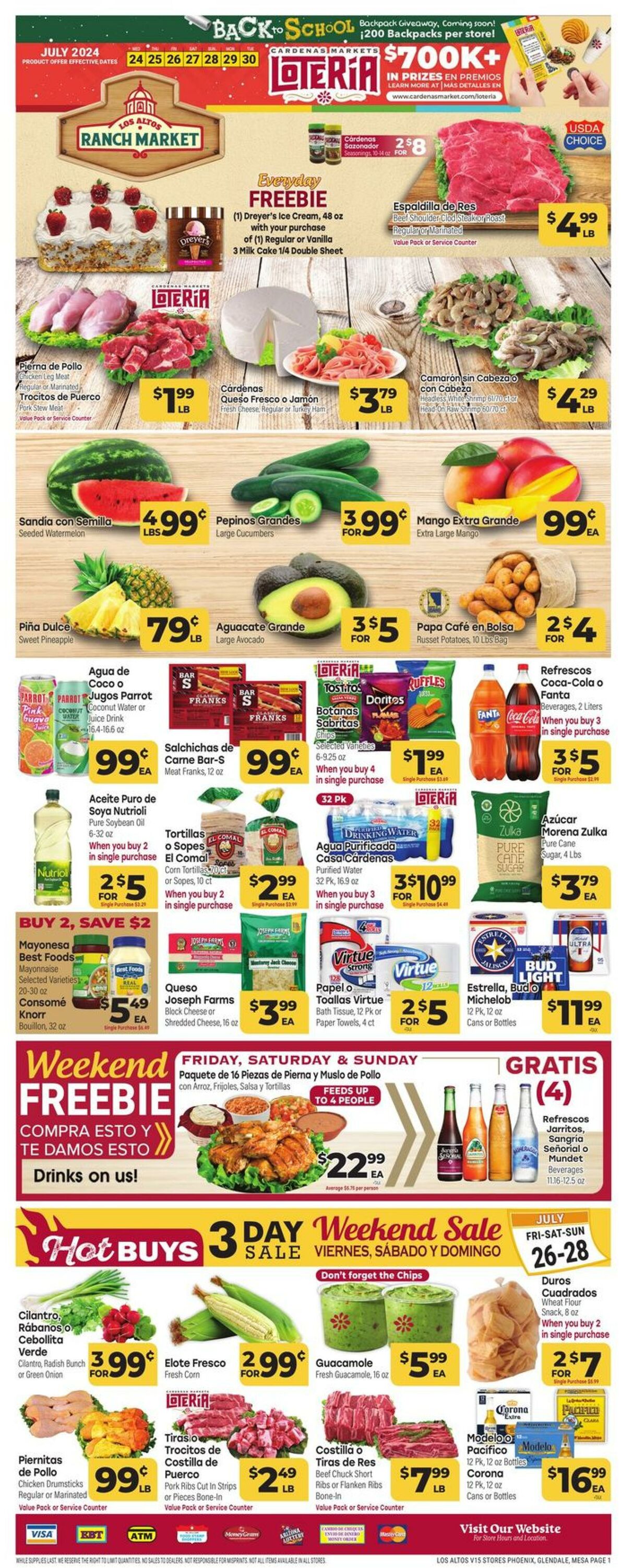 Weekly ad Los Altos Ranch Market 07/24/2024 - 07/30/2024