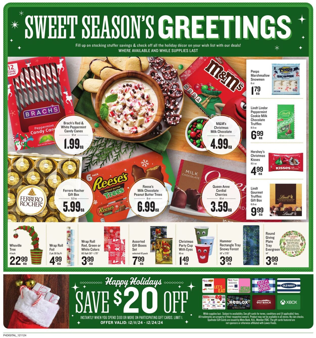 Weekly ad Lowes Foods 12/11/2024 - 12/17/2024