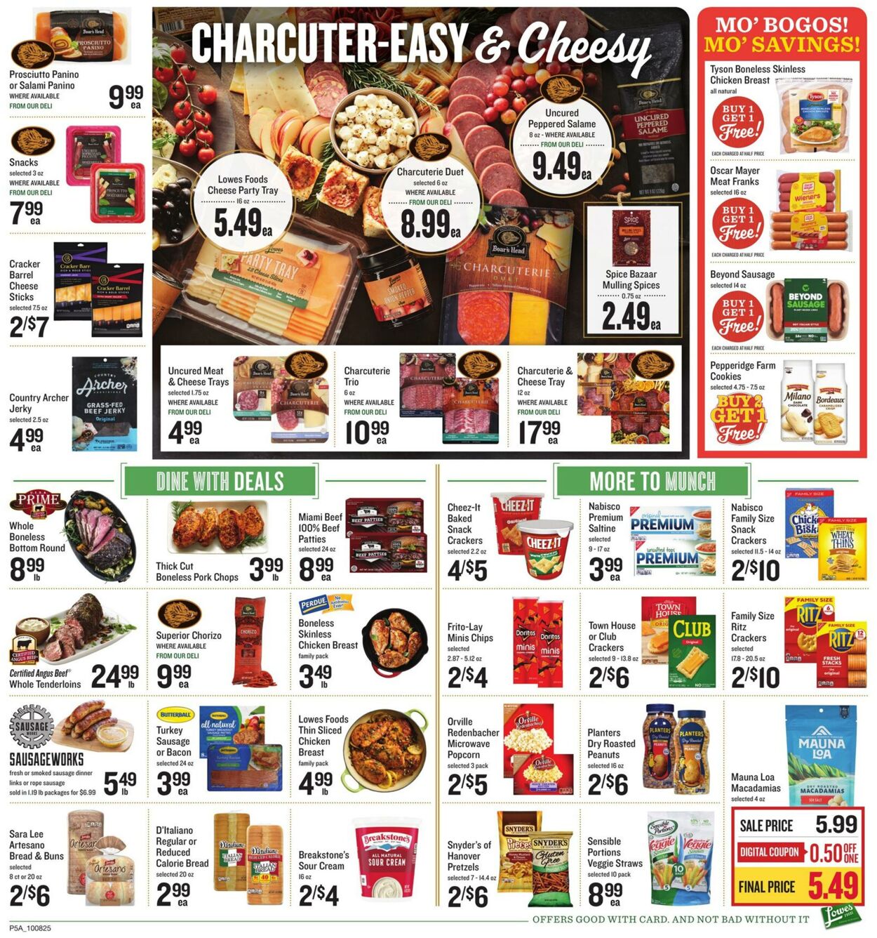 Weekly ad Lowes Foods 10/08/2025 - 10/14/2025