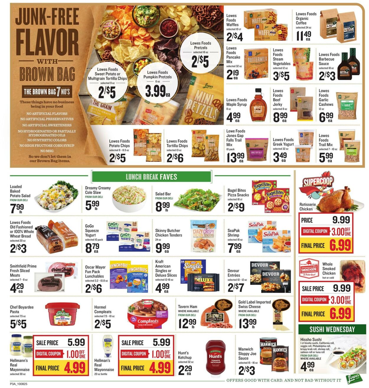 Weekly ad Lowes Foods 10/08/2025 - 10/14/2025