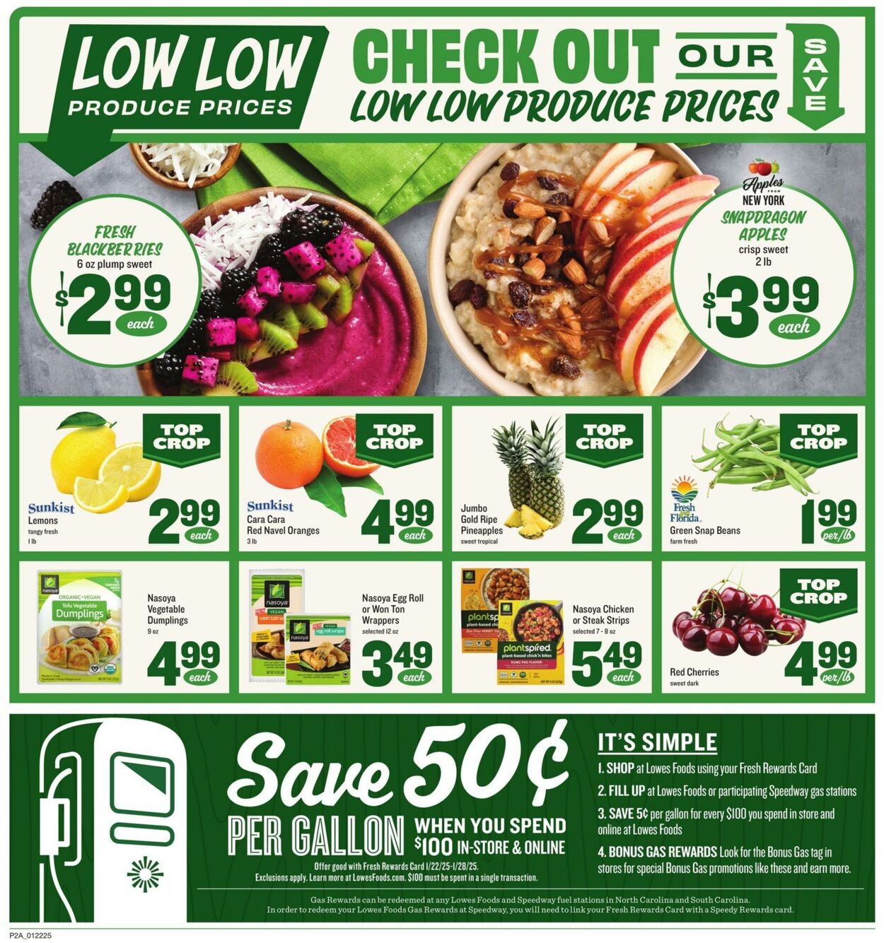 Weekly ad Lowes Foods 01/22/2025 - 01/28/2025