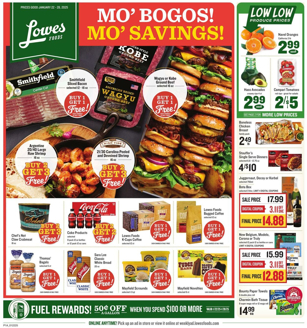 Weekly ad Lowes Foods 01/22/2025 - 01/28/2025