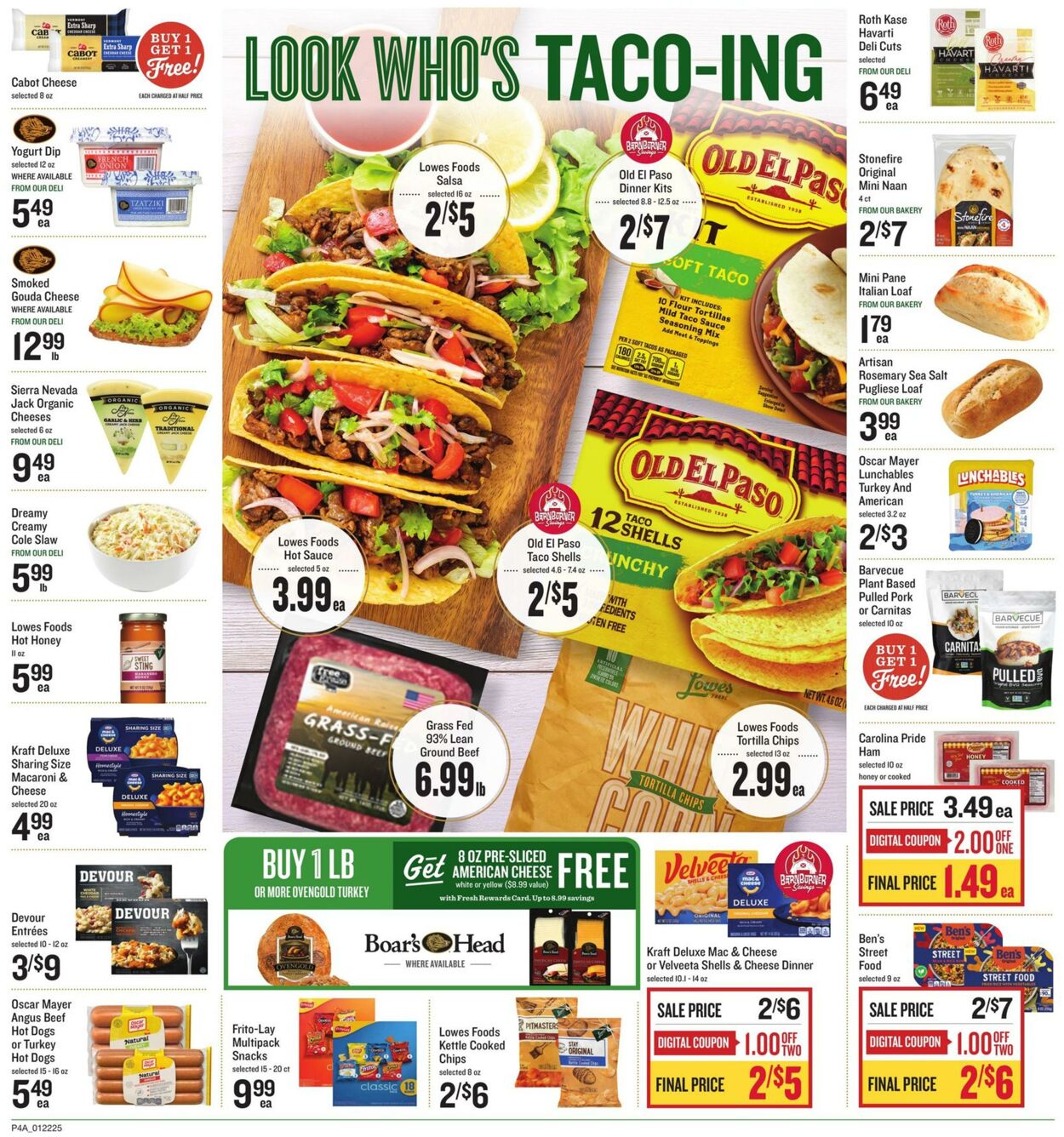 Weekly ad Lowes Foods 01/22/2025 - 01/28/2025