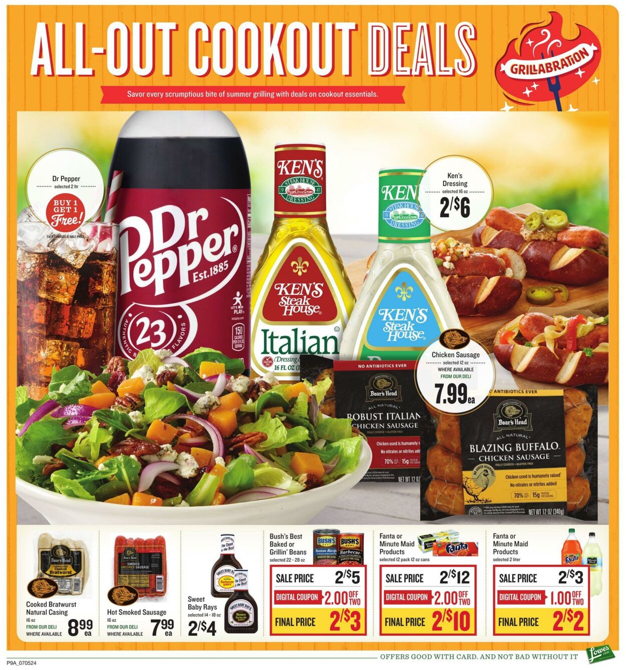 Weekly ad Lowes Foods 07/05/2024 - 07/09/2024