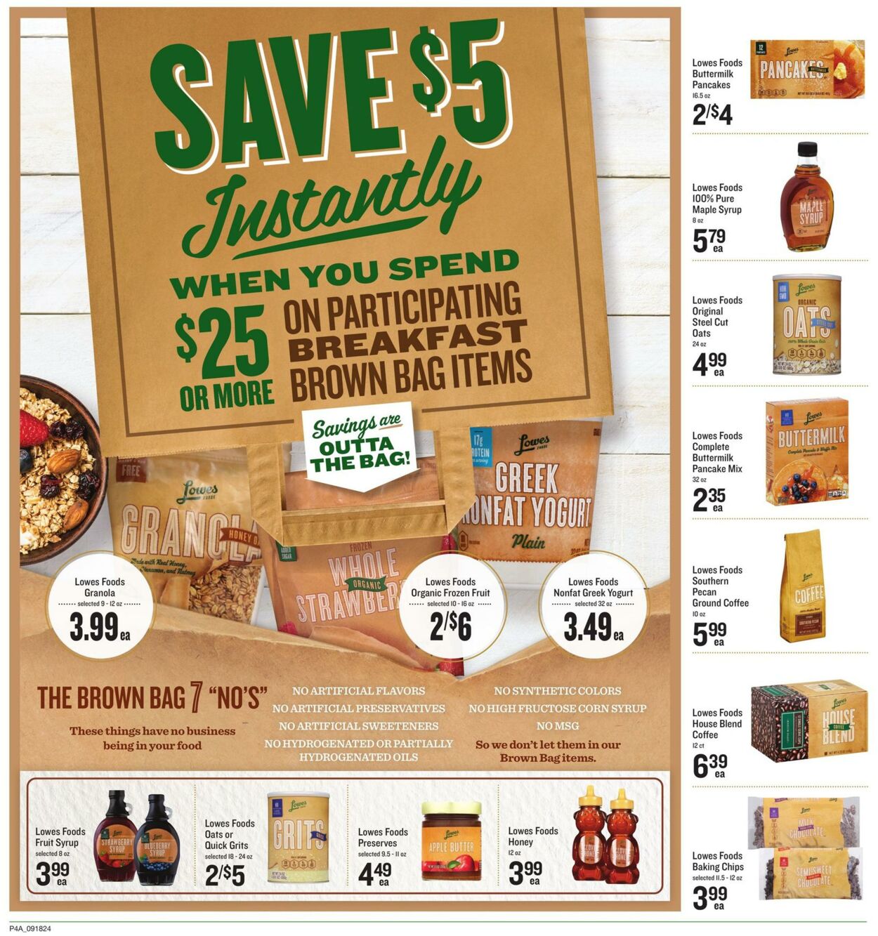 Weekly ad Lowes Foods 09/18/2024 - 09/24/2024