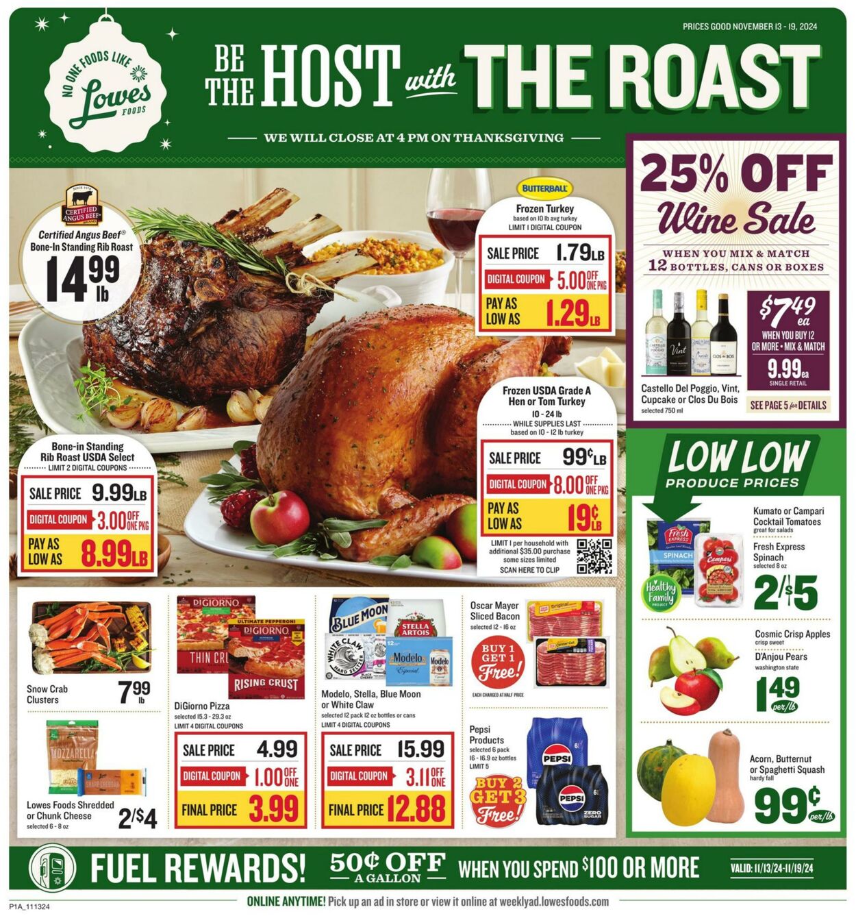 Weekly ad Lowes Foods 11/13/2024 - 11/19/2024