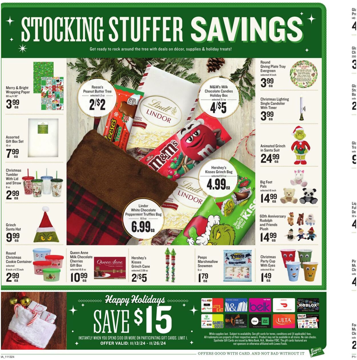 Weekly ad Lowes Foods 11/13/2024 - 11/19/2024