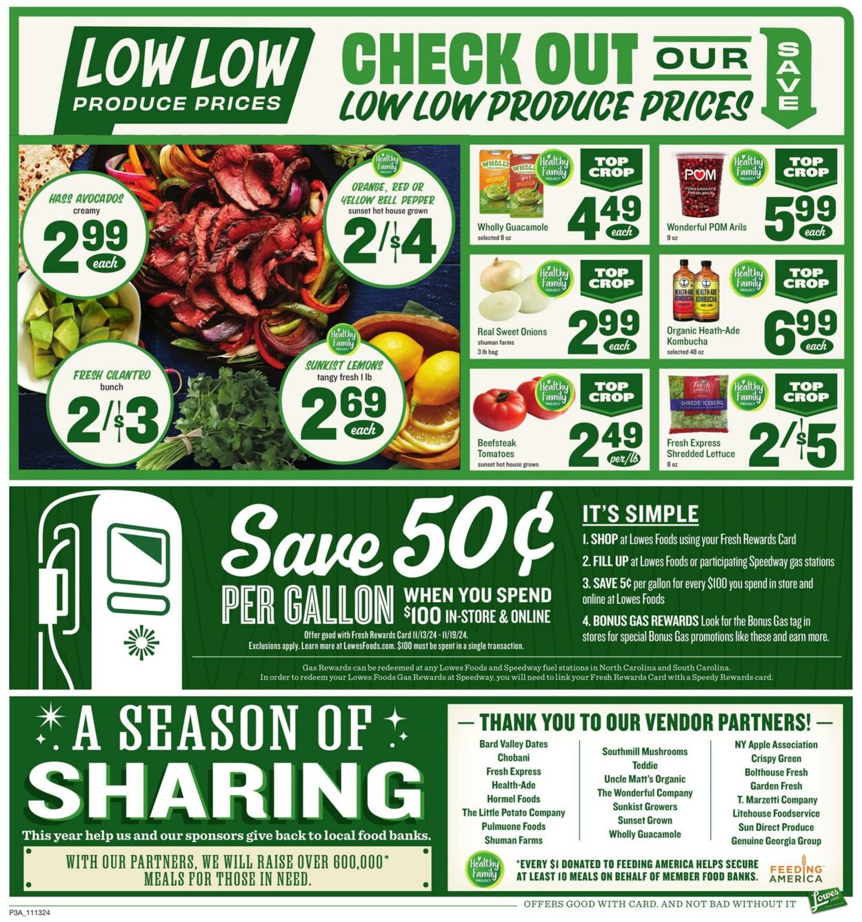 Weekly ad Lowes Foods 11/13/2024 - 11/19/2024