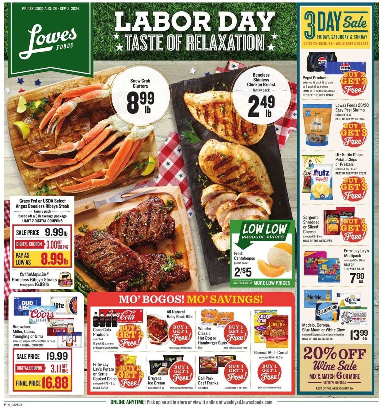 Weekly ad Lowes Foods 08/28/2024 - 09/03/2024