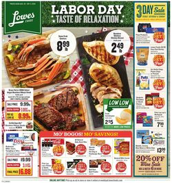 Weekly ad Lowes Foods 09/25/2024 - 10/01/2024