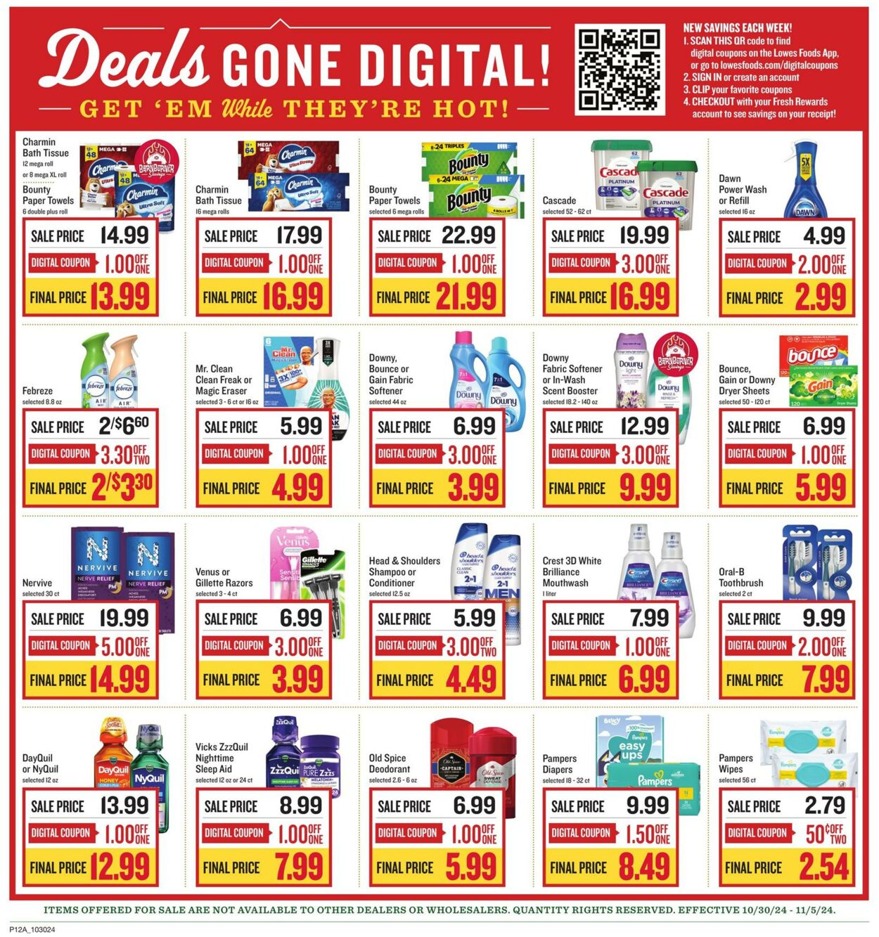 Weekly ad Lowes Foods 10/30/2024 - 11/05/2024