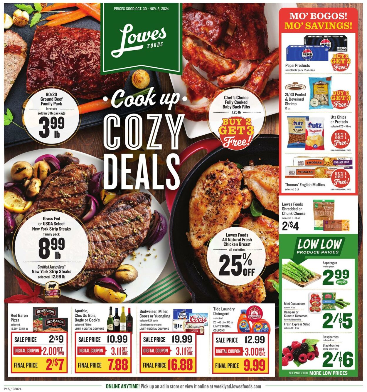 Weekly ad Lowes Foods 10/30/2024 - 11/05/2024