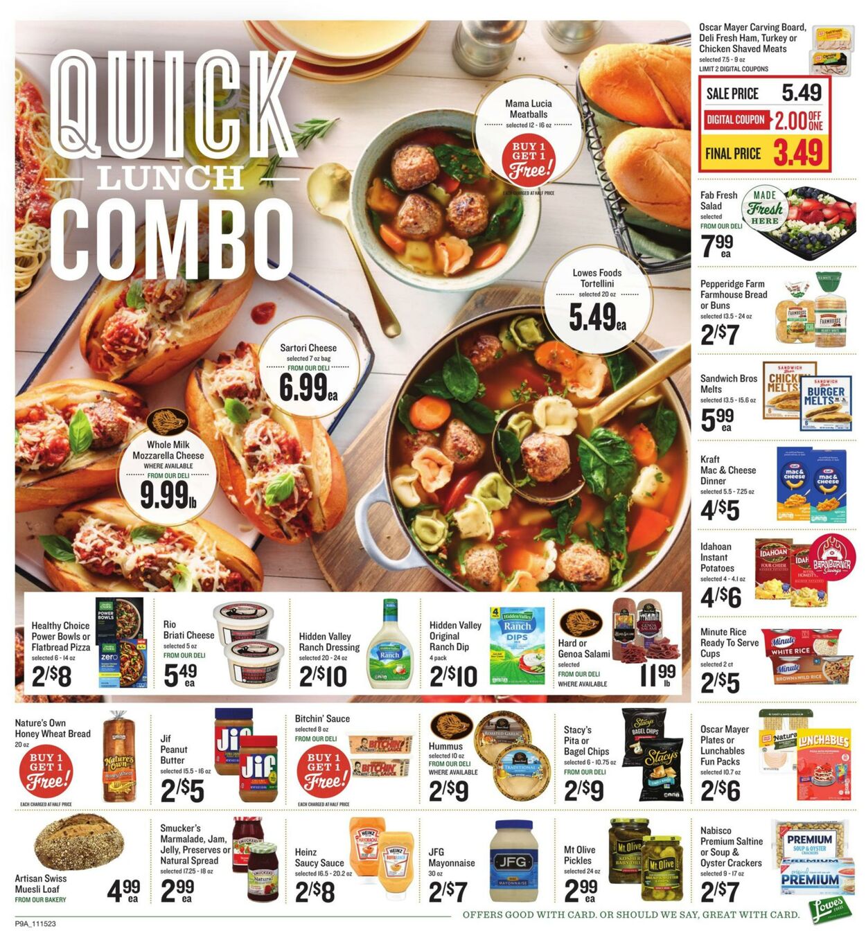 Weekly ad Lowes Foods 11/15/2023 - 11/23/2023