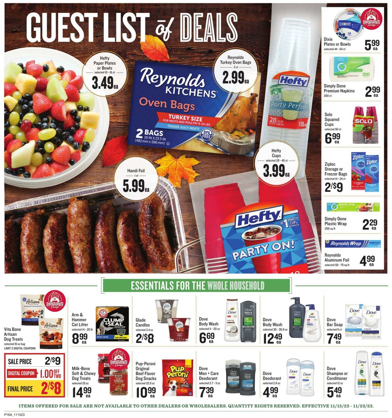 Weekly ad Lowes Foods 11/15/2023 - 11/23/2023