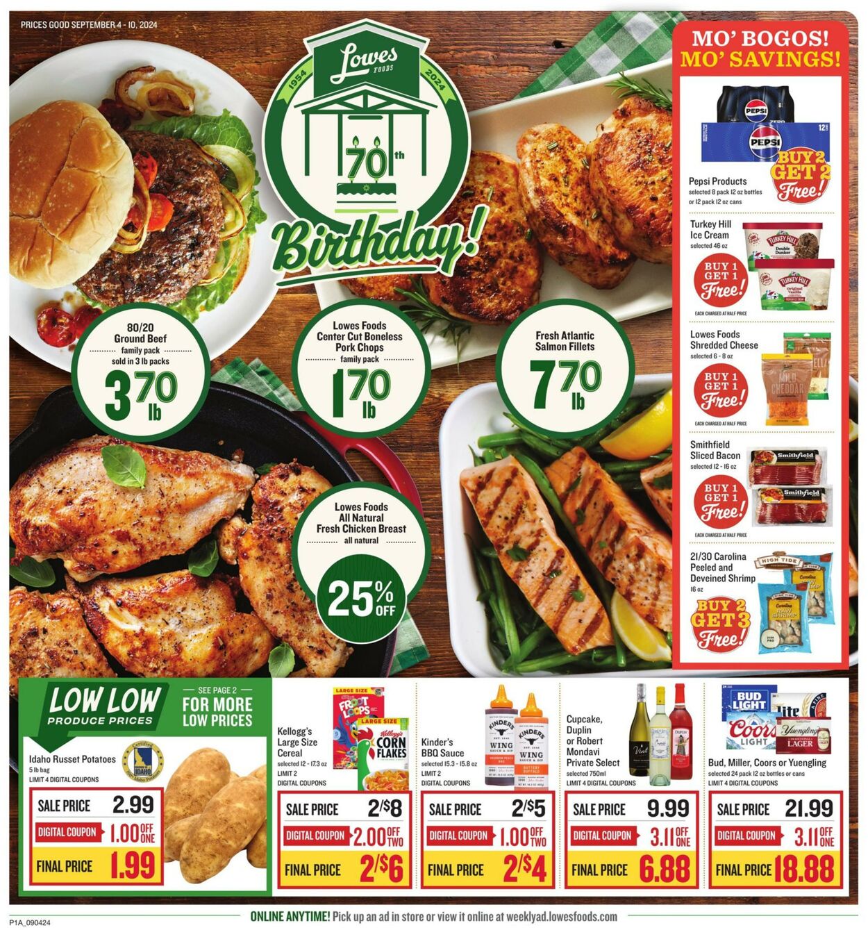 Weekly ad Lowes Foods 09/04/2024 - 09/10/2024