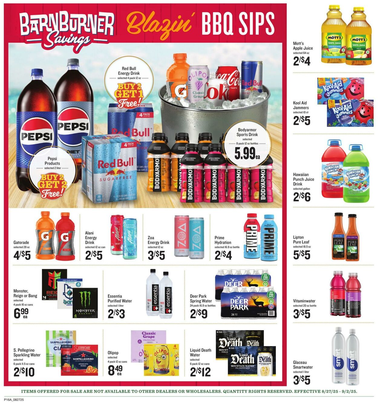 Weekly ad Lowes Foods 08/27/2025 - 09/02/2025